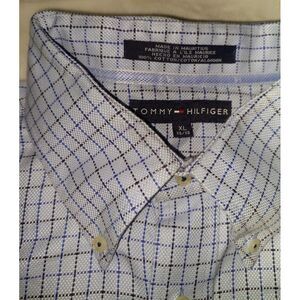 Tommy Hilfiger Men's Long‎ Sleeve Check Button Up Shirt Size XL ESQ-TIL 260812
